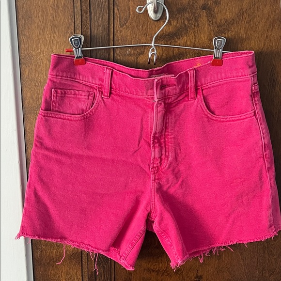 Faherty Pants - Faherty Bright Pink Women's Jean Shorts